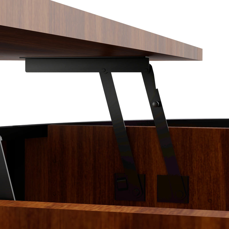 31.5" Round Coffee Table with Storage, photo 8 of 10