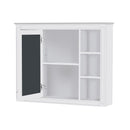 Wall Mounted Medicine Cabinet With Mirror and 6 Open Shelves by HouseOfZazla