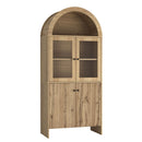 Modern Tech Inspired Dome Cabinet With LED Lighting by Unique Piece Furniture