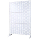 Outdoor & Indoor Metal Privacy Freestanding Decorative Screen by HouseOfZazla