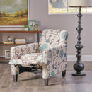 Adjustable Push Back Recliner With Extendable Footrest by Unique Piece Furniture