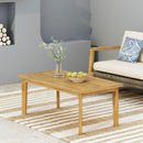 Outdoor Rectangular Coffee Table - Brown