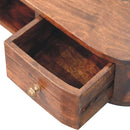 Lunar - Floating Console With 2 Drawer - Chestnut by Unique Piece Furniture