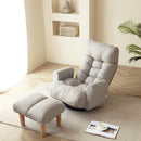 Adjustable head and waist, game chair, lounge chair in the living room, 360 degree rotatable sofa chairotatable seat Leisure Chair deck chair, Leisure sofa and lounge chair combination