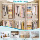 Small Wardrobe Closet Kids Wardrobe Clear Wardrobe Closet for Hanging Clothes Stackable Storage Cabinet with Magnetic Design for Living Room Bedroom D