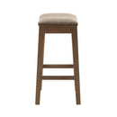 Saddle Counter Stool With High Density Foam by Unique Piece Furniture