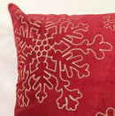 Red Velvet Holiday Throw Pillow 20x20