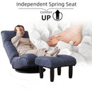 Adjustable Japanese Reclining Floor Chair Sofa With Metal Frame For Living Room by HouseOfZazla