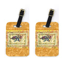 Palm Tree Luggage Tag