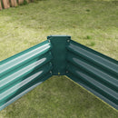 Raised Garden Bed Kit - Metal Raised Bed Garden 7.6x3.7x0.98ft by HouseOfZazla