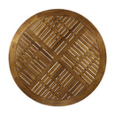 Hermosa Outdoor Acacia Wood Circular Dining Table by HouseOfZazla