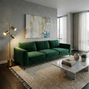 Harmony - Floor Lamp With Rotary Switch Triple Spots Block Base - Gold by HouseOfZazla