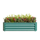 Metal Raised Garden Bed, Rectangle Raised Planter 4×2×1ft by HouseOfZazla