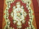 3' X 5' Antique Handmade French Aubusson Weave Savonnerie Needlepoint Rug Nice