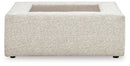 Ashbourne Estate - Oversized Accent Ottoman - Snowstone