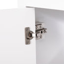 69" Freestanding Storage Cabinet, Bathroom Linen Tower, Kitchen Cupboard, Buffet Cabinet, Bookcase with Double Door 3-Tier Shelf for Home Office, White