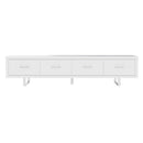 TV Stand With Slatted Drawers