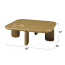Joane - Coffee Table - Yellow Brown by HouseOfZazla