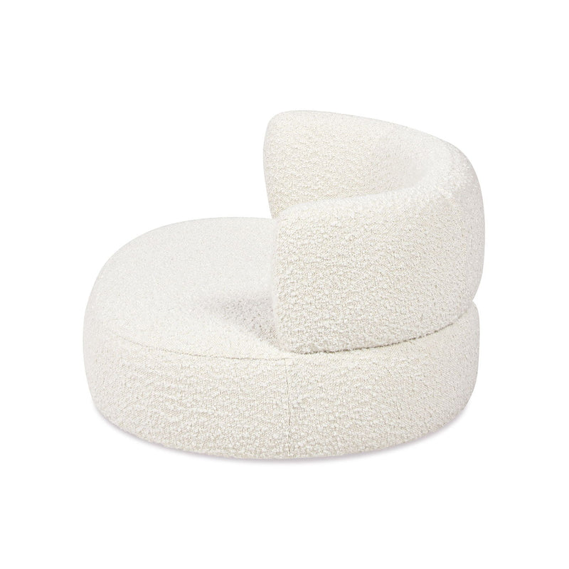 Shep - Curved Dog Sofa Bed Medium - Ivory White, photo 4 of 5