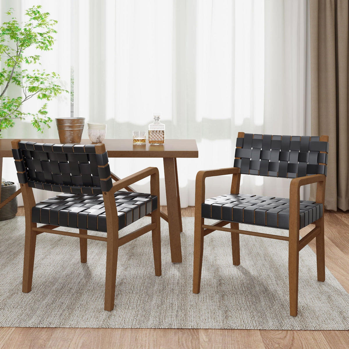 Modern Style Dining Chair With Upholstery, photo 5 of 24