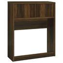 Westpark 49-inch Twin Bookcase Headboard Dark Pine