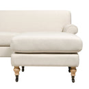Alana - L-Shape Reversible Sectional Sofa - Light Beige by HouseOfZazla