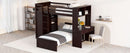 Loft Bed With A Stand Alone Bed, Shelves, Desk, And Wardrobe by HouseOfZazla