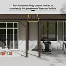 Gazebo Connector Kit for 12ft Width Wall-Mounted Gazebos by HouseOfZazla