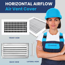 Adjustable Single Deflection Aluminum HVAC Vent Cover
