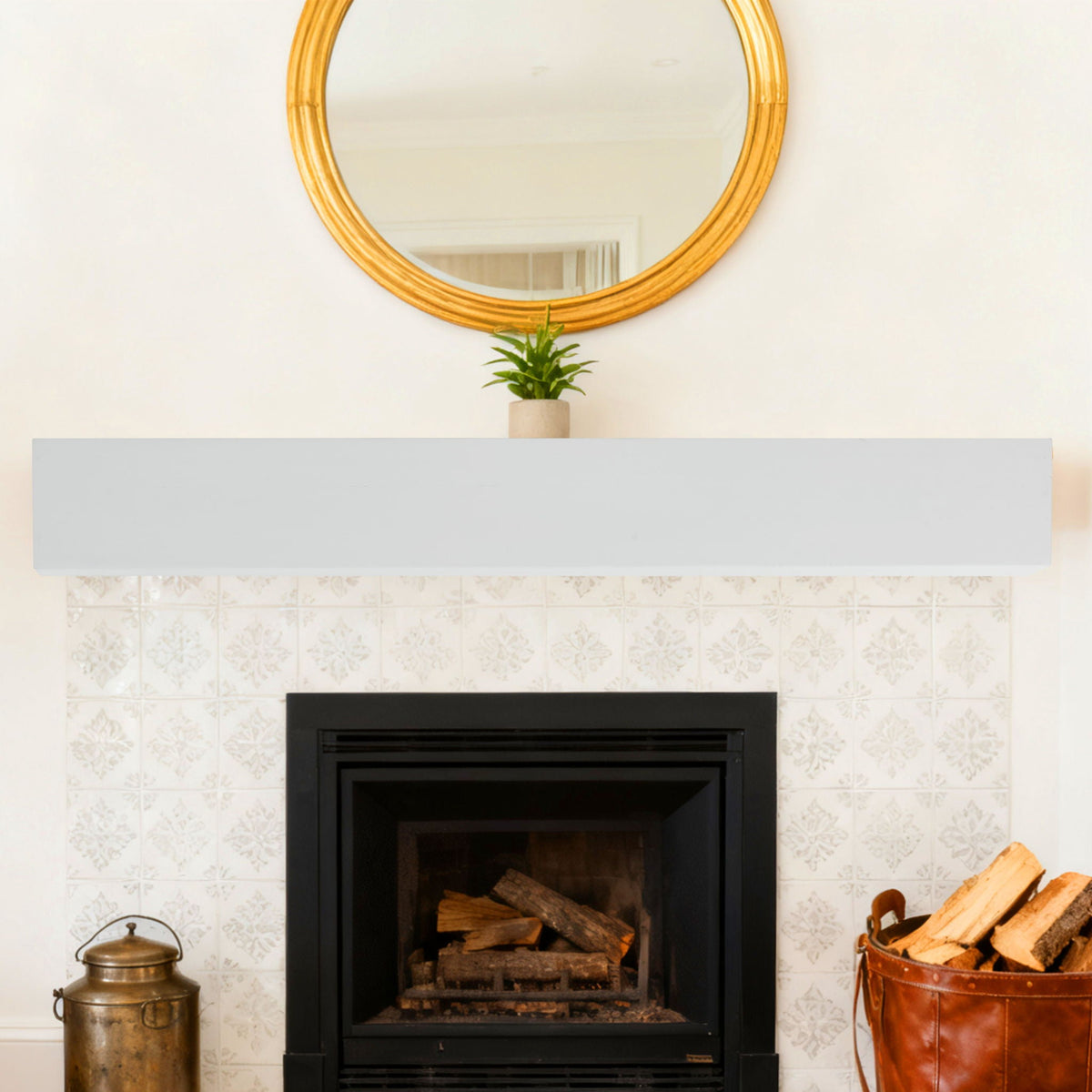 Fireplace Mantel Floating Shelf For Home Decor, photo 13 of 40