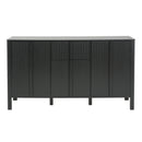 Black Sideboard, 59.06'' Storage Credenza