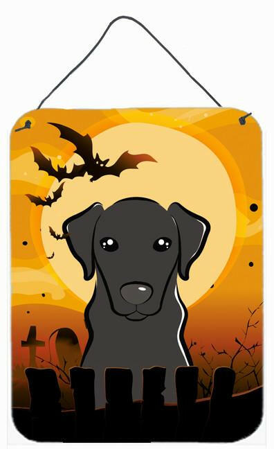 Halloween Black Labrador Wall or Door Hanging Prints BB1793DS1216