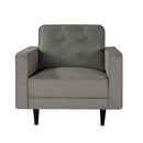 35 Inch Wide Accent Chair Upholstered Single Upholstered Lounge Club Chair For Living Room Bedroom