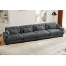 Super Comfort Oversized Modular Sectional Sofa, Deep Seat Convertible L Shaped Couch by HouseOfZazla