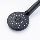 3 Hole Wall Mount Widespread Bathroom Waterfall Bathtub Faucet Mixer Taps with Hand Shower