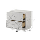 Esther - Nightstand - White by HouseOfZazla