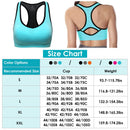 3 Packs Women Padded Sports Bras Yoga Fitness Push up Bra Female Top for Gym Running Workout Training