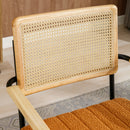 Accent Chair - Modern Industrial Slant Armchair with Metal Frame - Premium High Density Soft Single chair for Living Room Bedroom