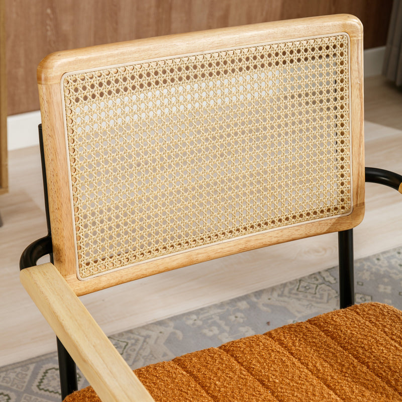 Accent Chair - Modern Industrial Slant Armchair with Metal Frame - Premium High Density Soft Single chair for Living Room Bedroom