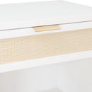 Blake - 1 Drawer Nightstand - White by HouseOfZazla