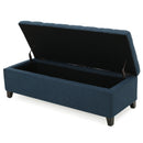 Upholstered Storage Ottoman Bench, Foot Rest For Bedroom by HouseOfZazla