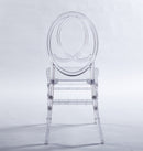 Dining Chair, Plastic Seat, Welding Chair (Set of 4) - Transparent by HouseOfZazla