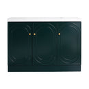 Contemporary Freestanding Bathroom Vanity With Resin Sink & Soft-Close Cabinet Doors by Unique Piece Furniture