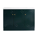 Contemporary Freestanding Bathroom Vanity With Resin Sink & Soft-Close Cabinet Doors by Unique Piece Furniture