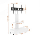 Adjustable Height Mobile TV Cart by HouseOfZazla