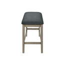 Upholstered Bench With Solid Legs