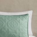3 Piece Reversible Bedspread Set Seafoam Full/Queen