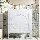 30" No Assembly Needed Vintage Bathroom Vanity