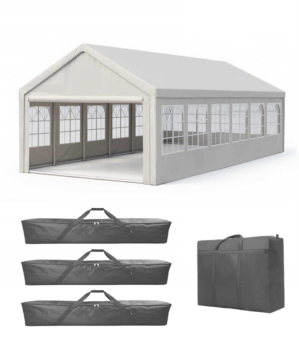 20'x40' Carport Canopy Party Tent, photo 6 of 6