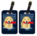 Golden Retriever Luggage Tag